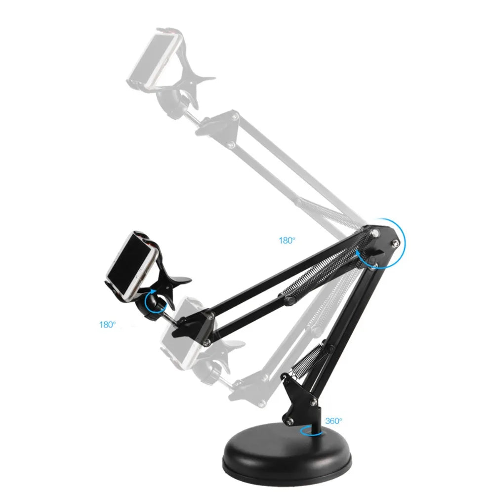 New Foldable Phone Holder Desktop Stands Brackets Lazy Mobile Phone Holder Tripods Mount for Recording Live Video Bloggers