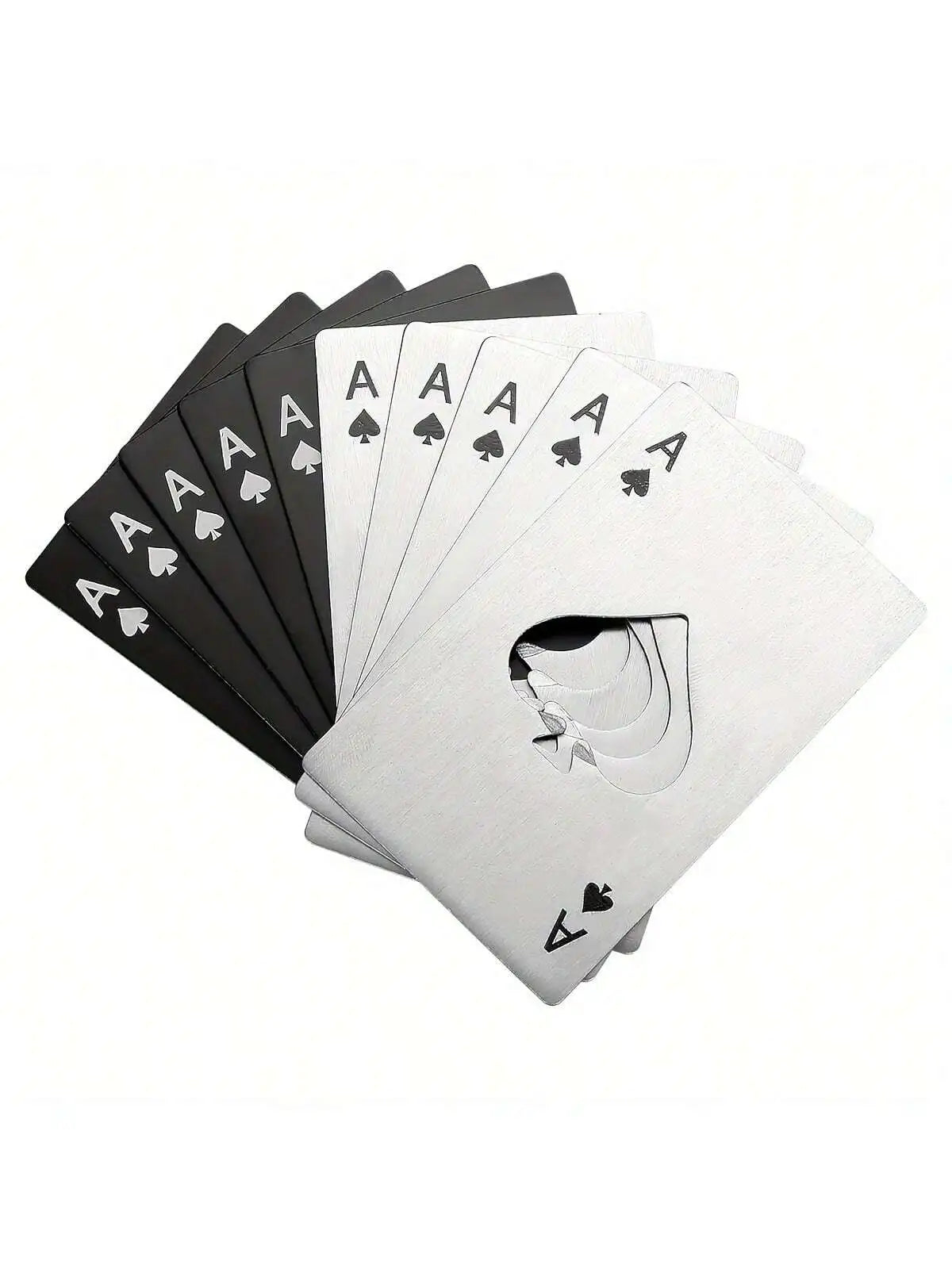 Stainless Steel  Spades A Winemaker Bottle Opener Playing Cards Bottle Opener Credit Card Beer Bottle Opener