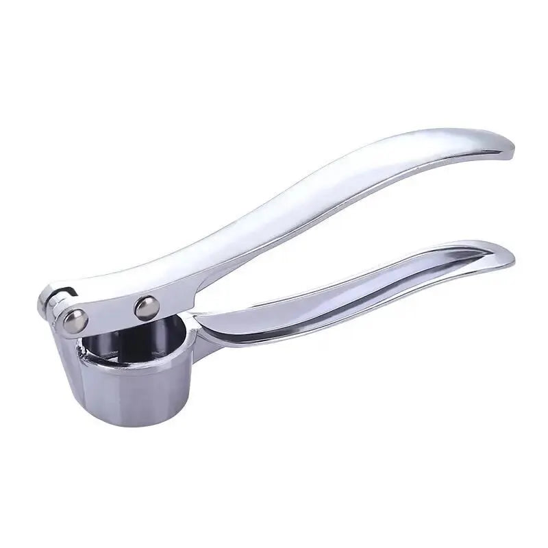 Garlic Press Anti-Skid Thickened Garlic Clip Multifunctional Zinc Alloy Stainless Steel Manual Pull Type Garlic Punch