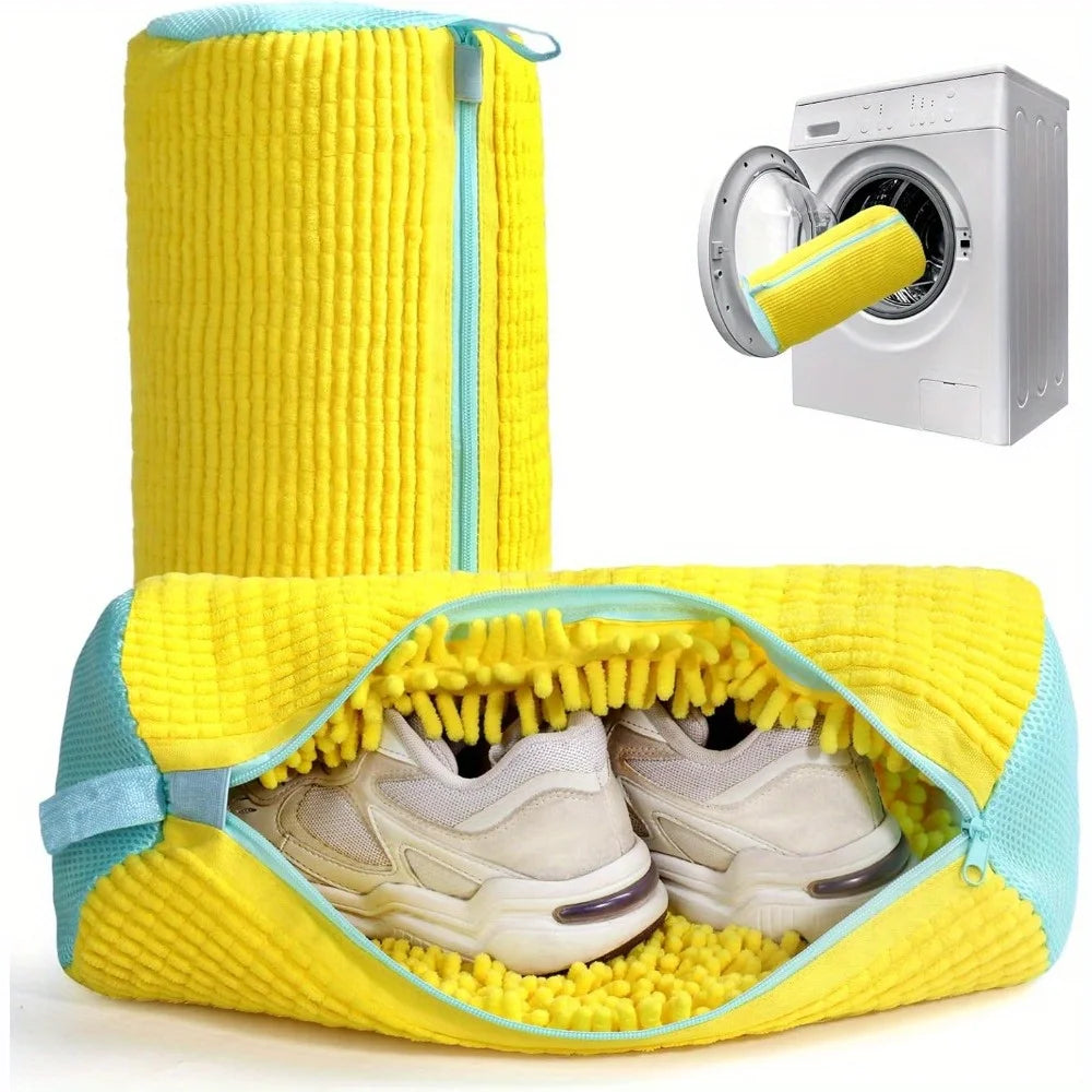 Reusable Shoe Washing Bag with Zipper- Machine Washable