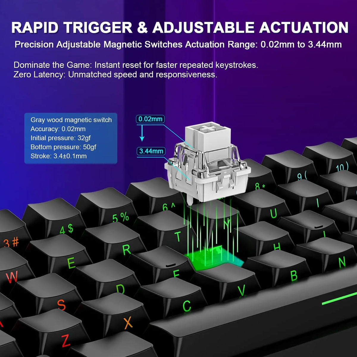 AULA RGB Magnetic Gaming Keyboard