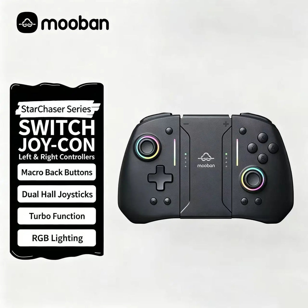 For Nintendo Switch & OLED & Lite Wireless Controller Bluetooth Gamepad Control Hall Gaming Mando Command Game Pad Accessories