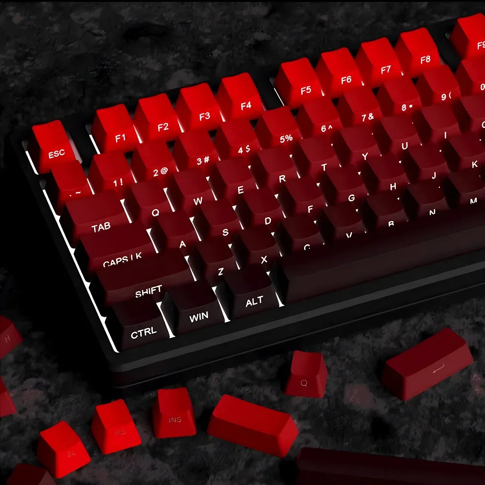 135-Key PBT Gradient Gaming Keycap Set