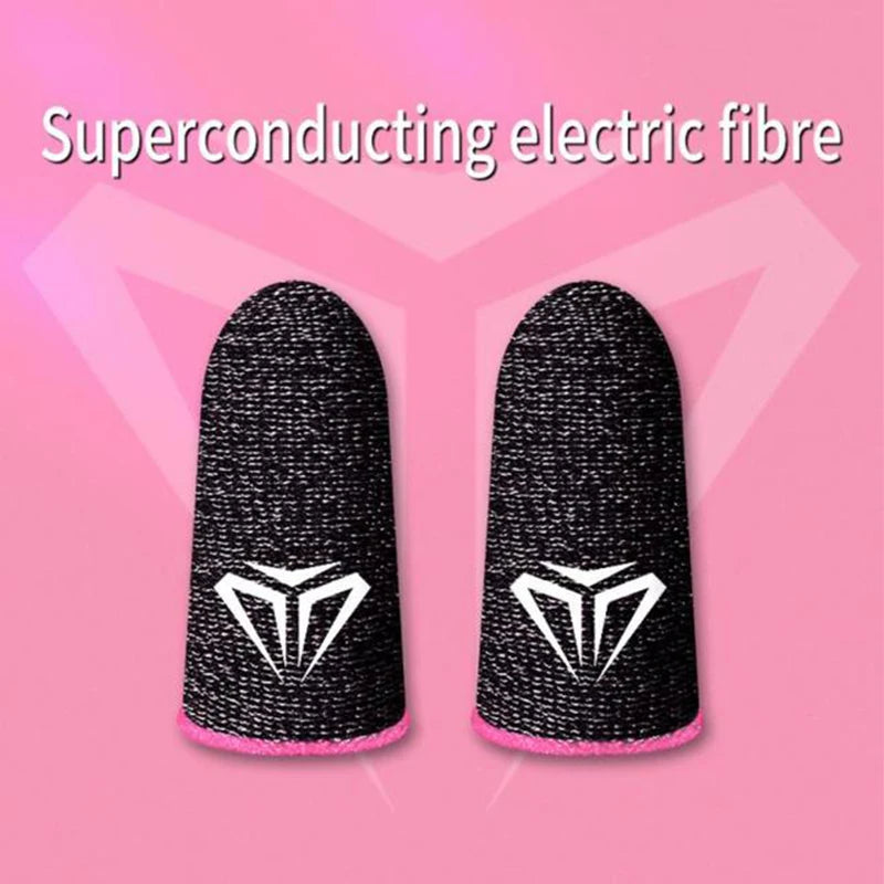 New Mobile Game Touch Screen Finger Sleeve Breathable Gaming Fingertips for PUBG Mobile Game Thumb Gloves 1/2/5/10/20/50 Pairs