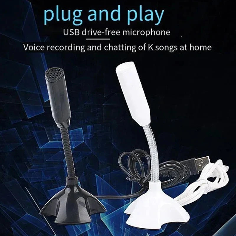 Professional USB Microphone Kit for Computer Laptop Adjustable Desktop Stand Gaming Mic for Streaming Podcast ASMR Discord Zoom