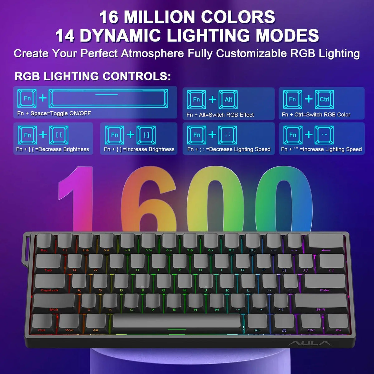 AULA RGB Magnetic Gaming Keyboard
