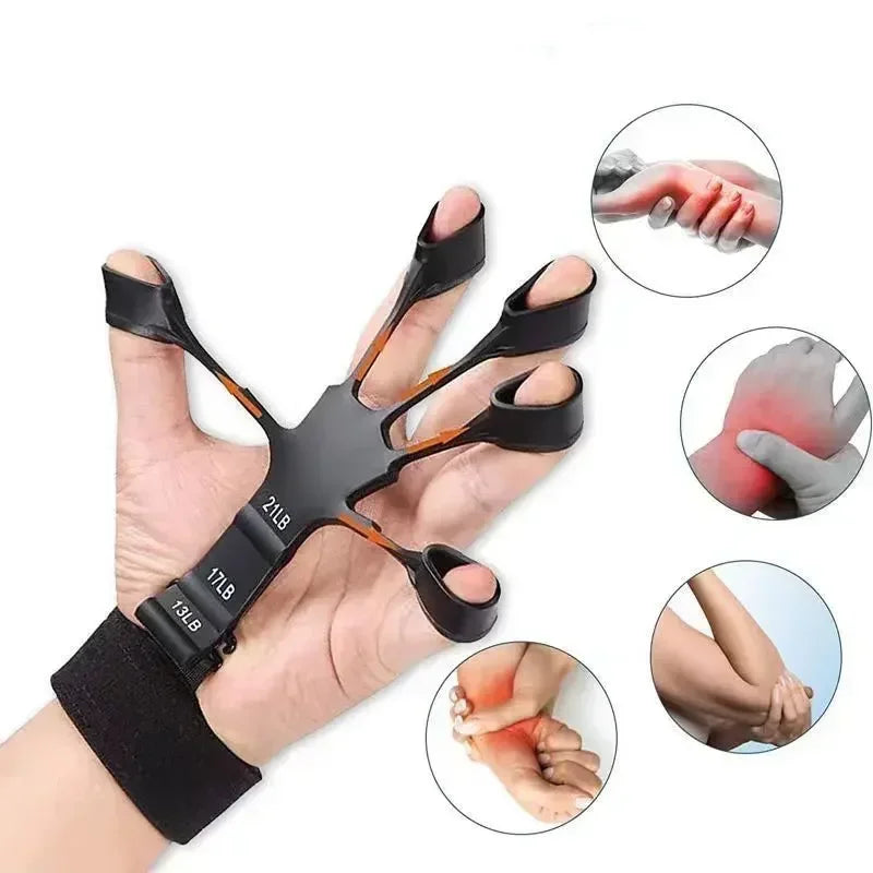 5-Finger Silicone Hand & Grip Strength Trainer