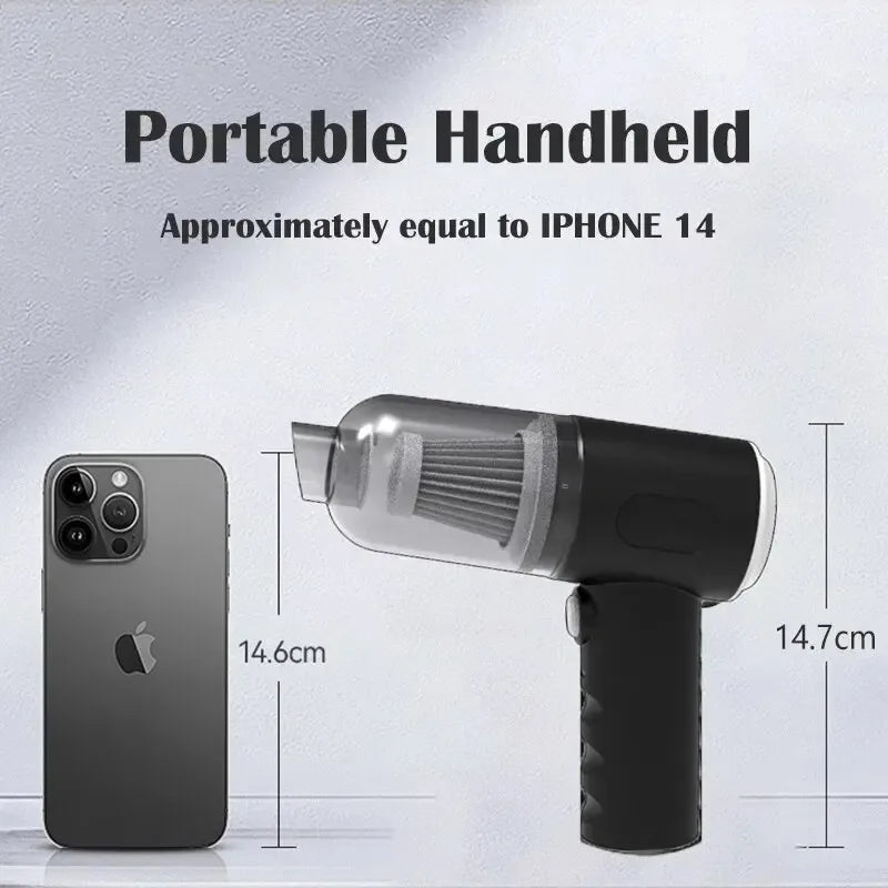 Mini Cordless Handheld Vacuum Cleaner for Car & Home