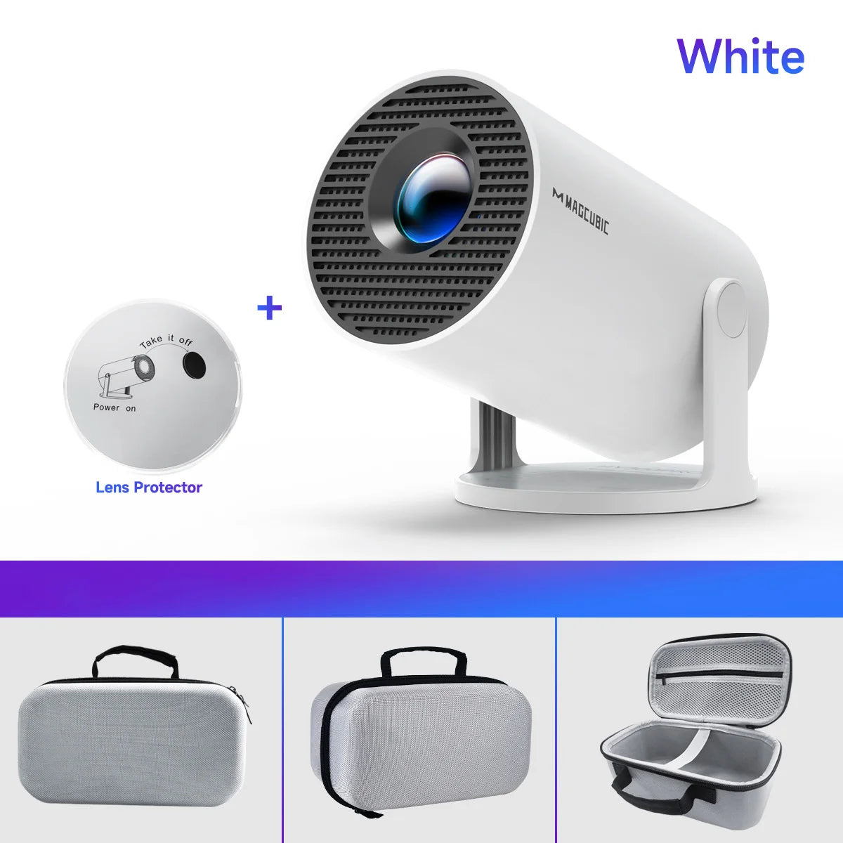 Magcubic Projector HY300 Pro 8K Android 14 Dual Wifi6 290ANSI Allwinner H726 BT5.4 1080P 1280*720P Home Cinema Outdoor Projetor
