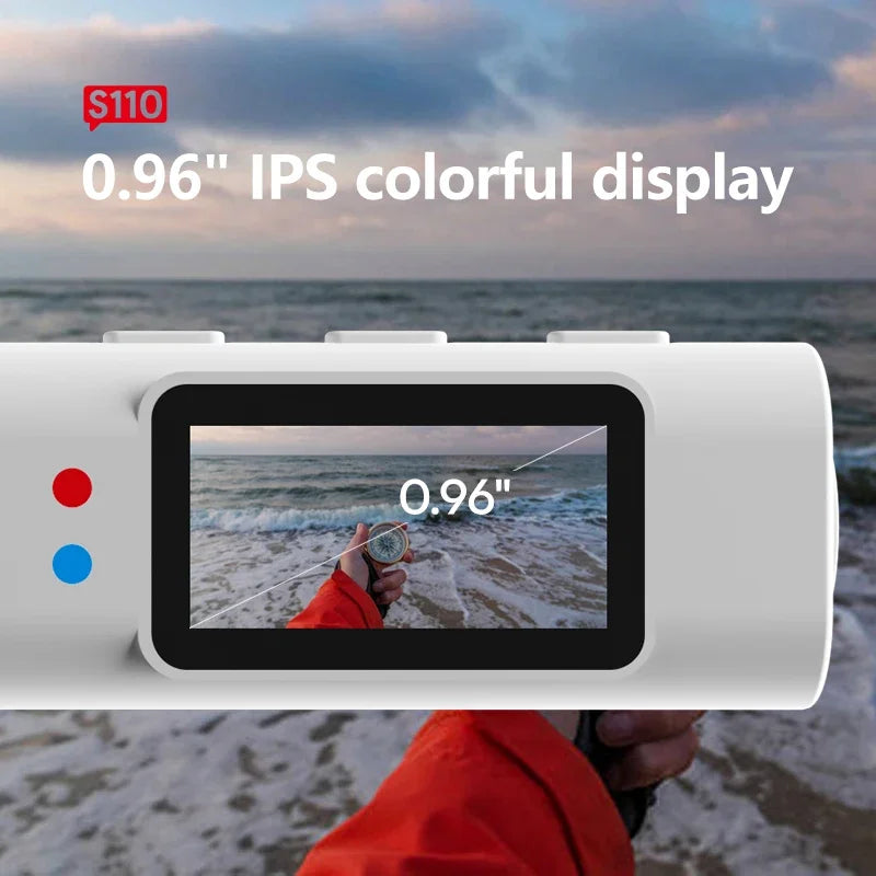 Mini Body Camera 2.7K HD Wearable FPV Eyeglasses Video Shooting WiFi Headset Glasses Action Cameras for Walking Travel Cycling