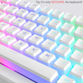 New Pudding PBT Keycaps 129 Keys Double Shot Translucent for 60% 80% 100% Layout OEM Profile for RGB Mechanical Gaming Keyboard