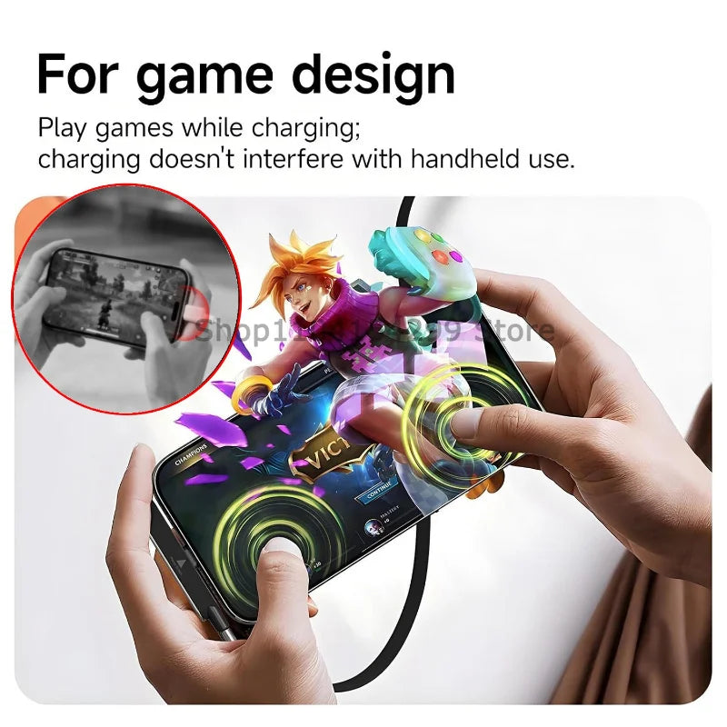 3-in-1 240W Fast Charging Foldable Phone Holder Support Phone Tablet Holder Type-C To USB-C Converter Cell Phone Foldable Holder